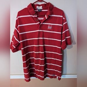 Vintage Nebraska Huskies Men's Size Medium Polo Shirt